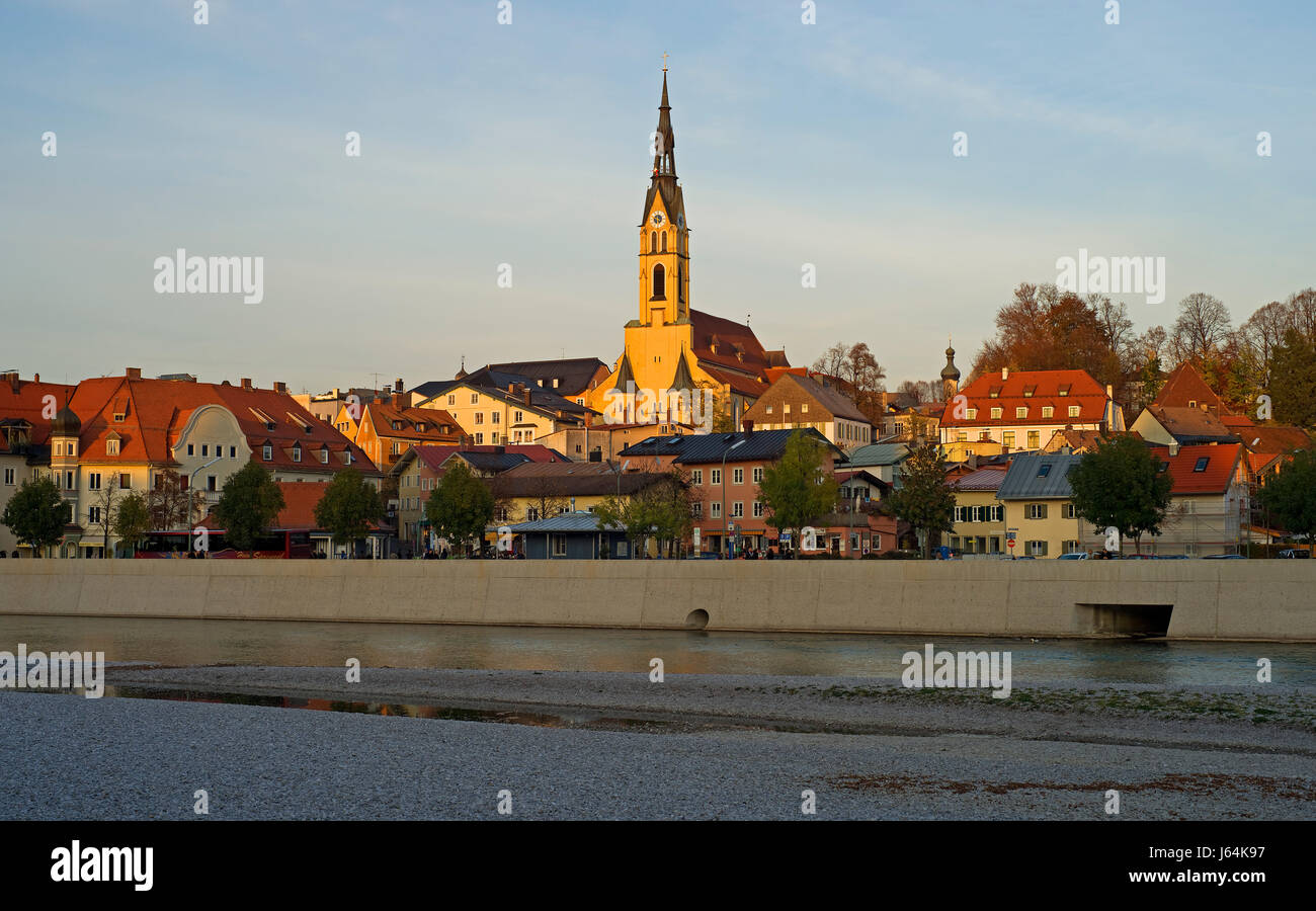 Bad Tölz in Bayern Stockfoto