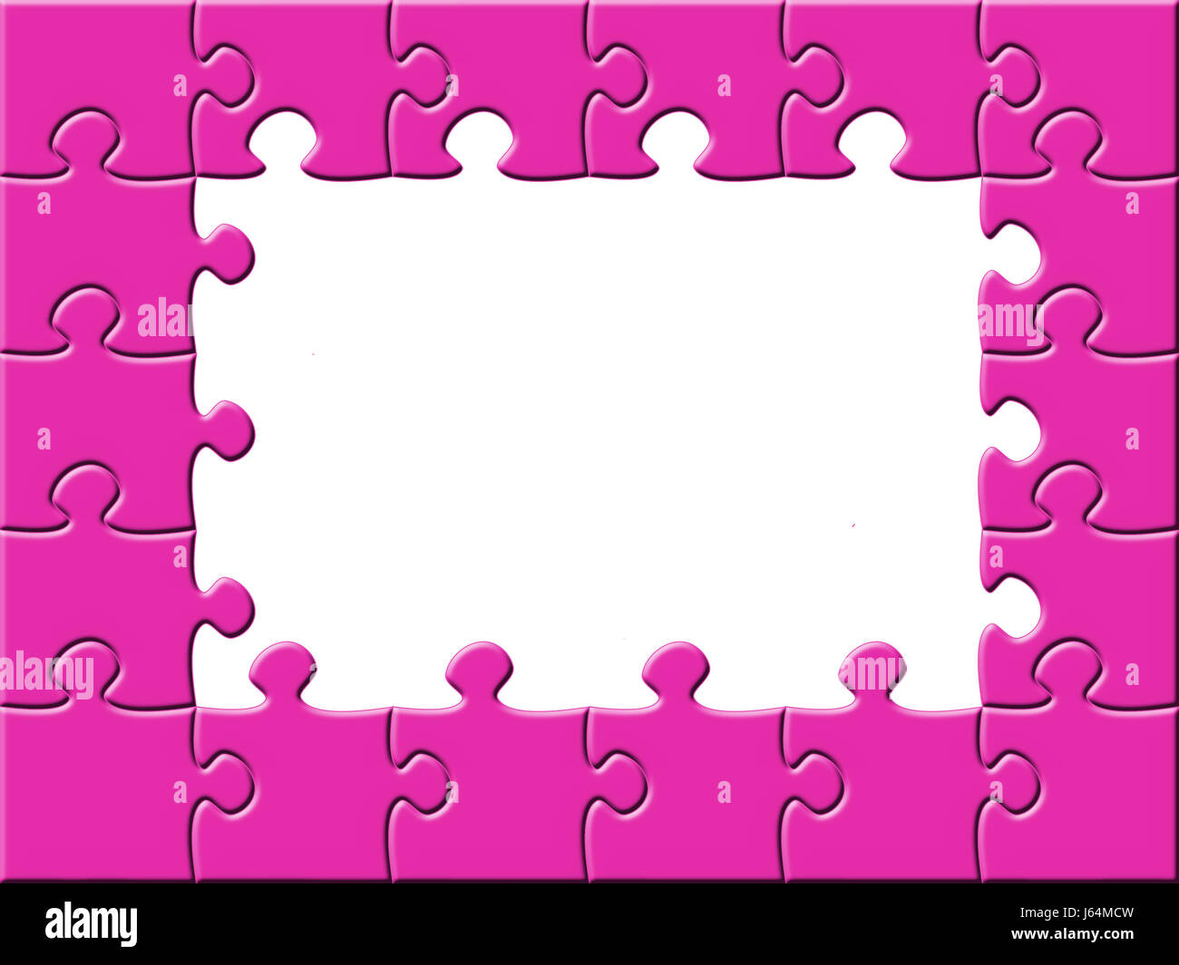 Game-Turnier spielen Stücke gespielt Jigsaw Puzzle Jigsaw Puzzleteile Stockfoto