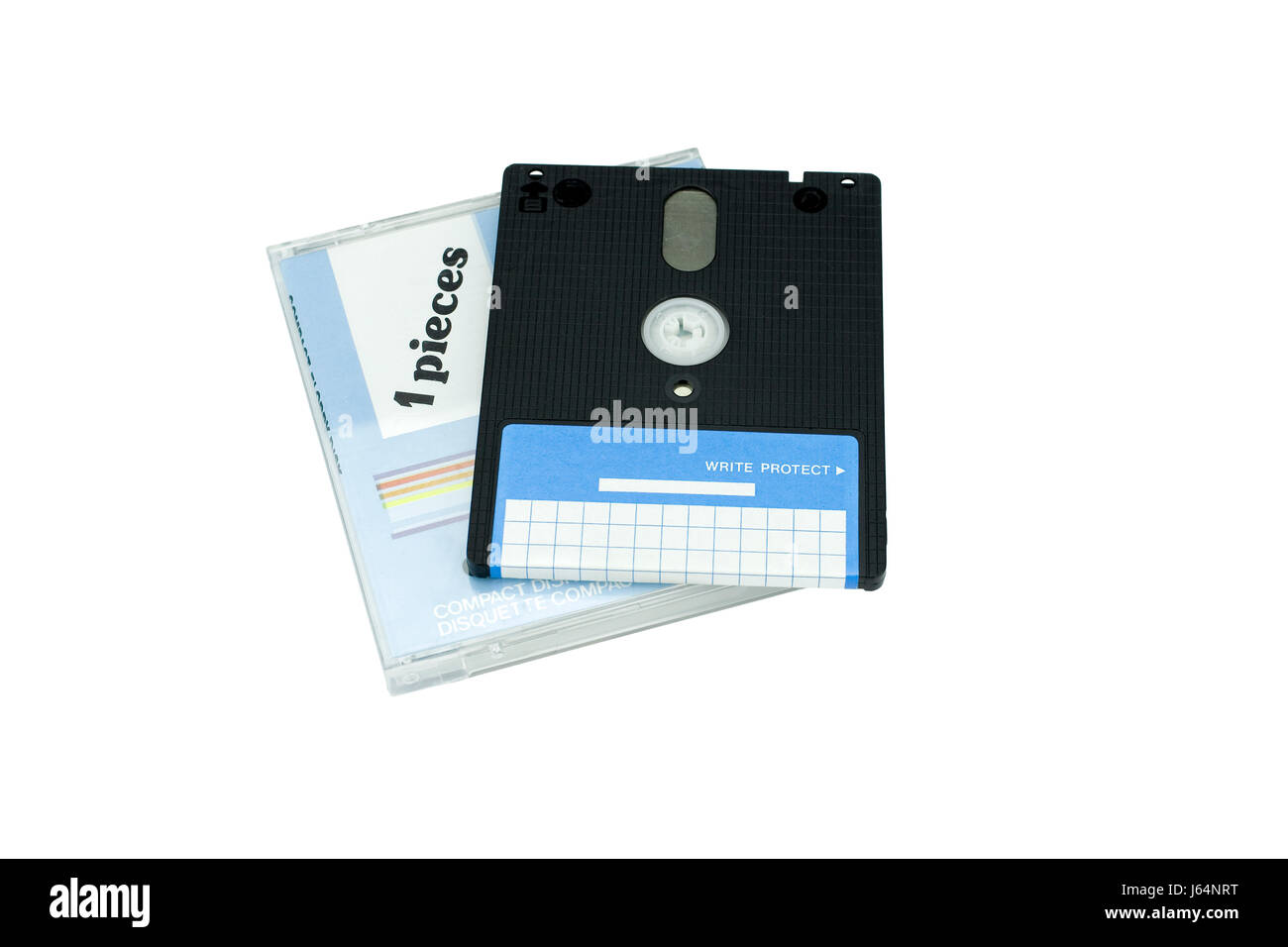 Produktbild von einer Diskette 3'. Stockfoto