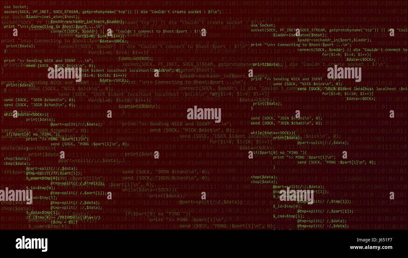Zusammenfassung Hintergrund mit Programmcode. Vektor-illustration Stock ...