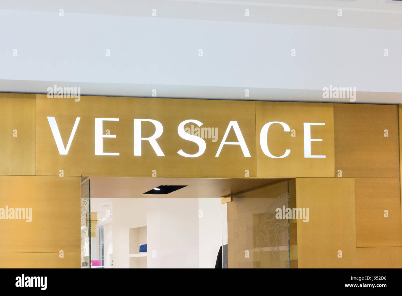 Versace-Shop, Malaysia Stockfoto