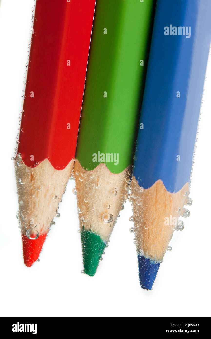 Farbe Farbe zeichnen Rgb Lungenblase Crayon Stift Stil blau Bleistift  Aquarell grün Stockfotografie - Alamy