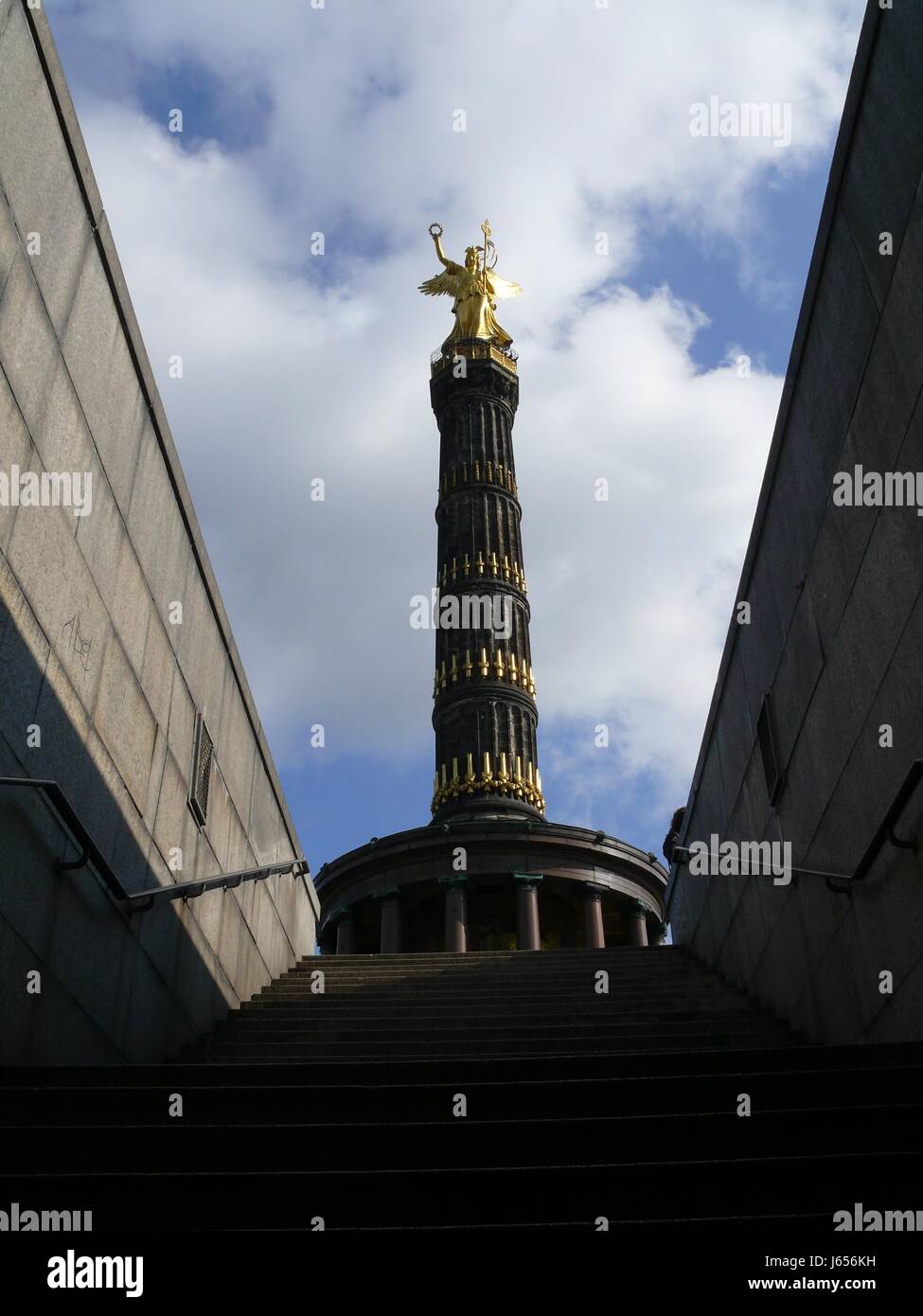 Berliner Siegessäule Berlin Siegessäule Siegessule Berlin Goldelse anders Stockfoto