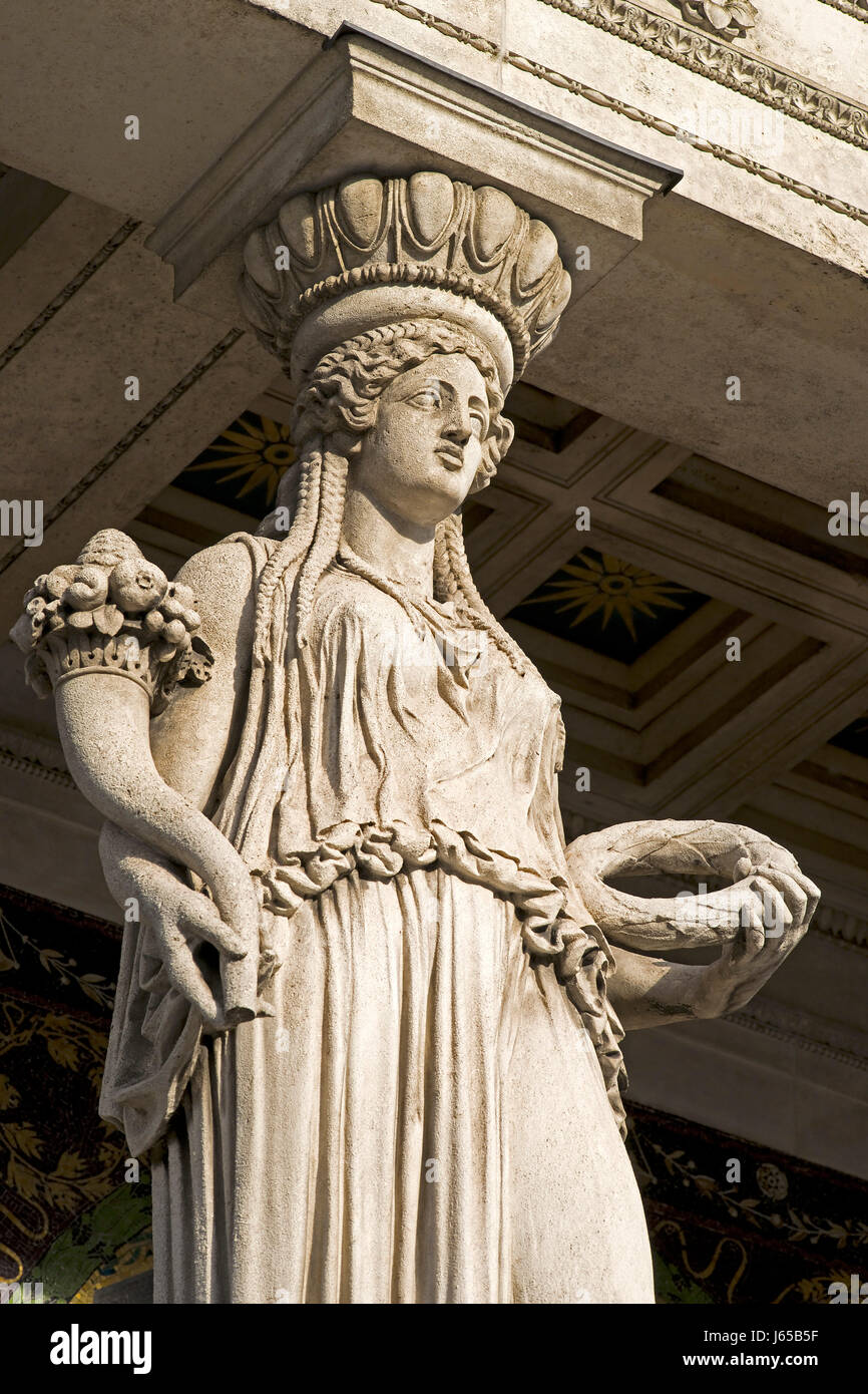 historische Kunst Statue Bayern München Emblem Sehenswürdigkeiten Detail Eintritt München Stockfoto