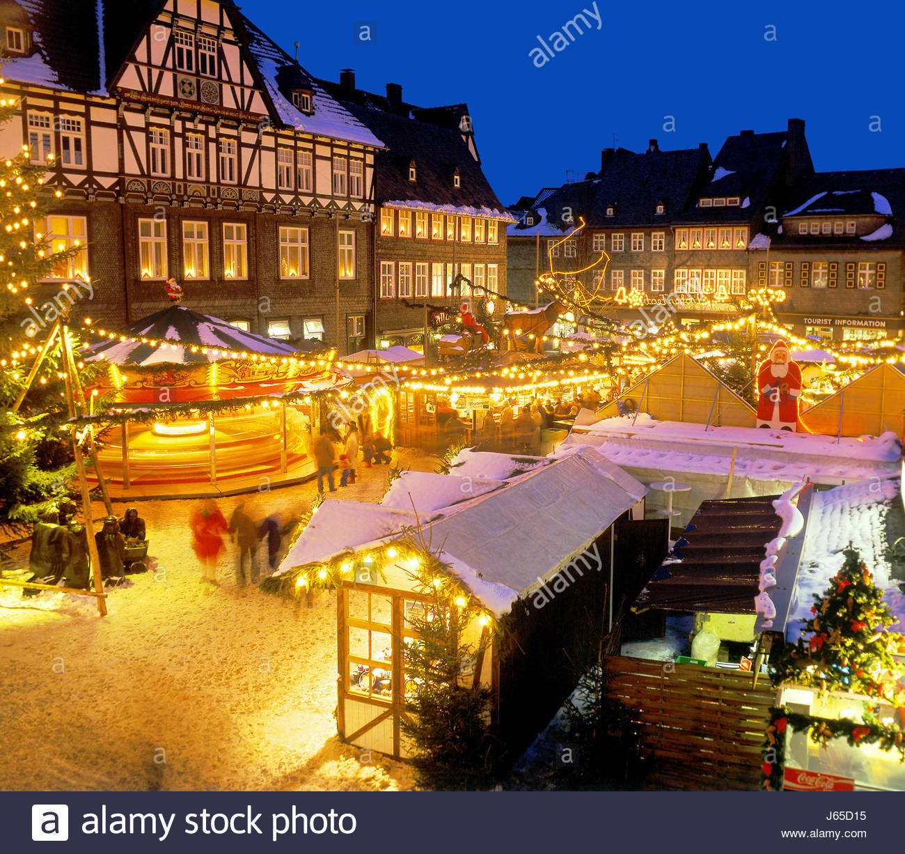 Christmas Market Goslar Germany Stockfotos & Christmas Market Goslar