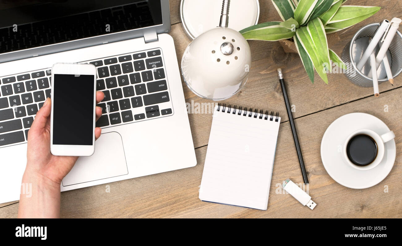 Mobile Anwendung Design Vorlage Kopfzeile Stockfoto