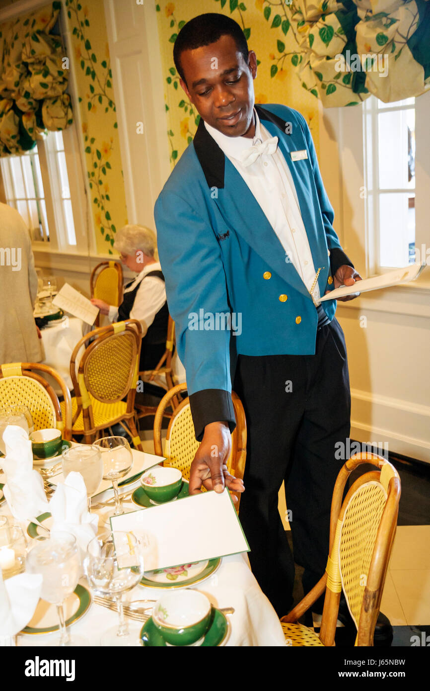 Mackinac Island Michigan, Historic State Parks Park Mackinaw, Straits of, Lake Huron, Grand, Hotel, Built, Cottage, Restaurant Restaurants Essen Essen Essen Café, Cu Stockfoto