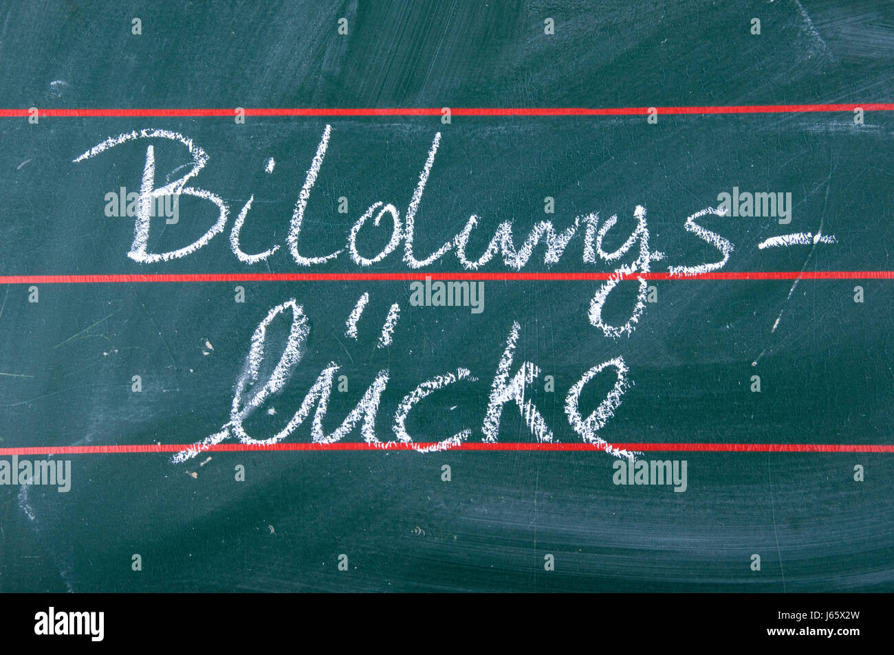 Board Erziehung Kreide Lücke in Blackboard Bildungszentrum Bildungs- Stockfoto