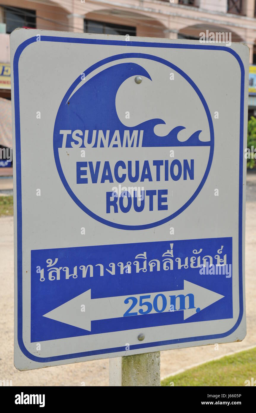 Tsunami Stockfoto