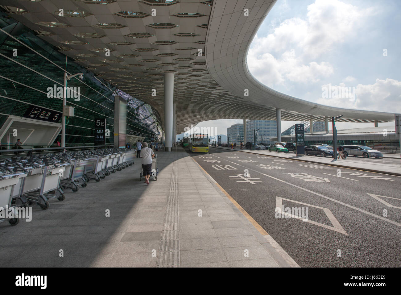 Shenzhen Baoan Flughafen in der Provinz Guangdong, China Stockfoto