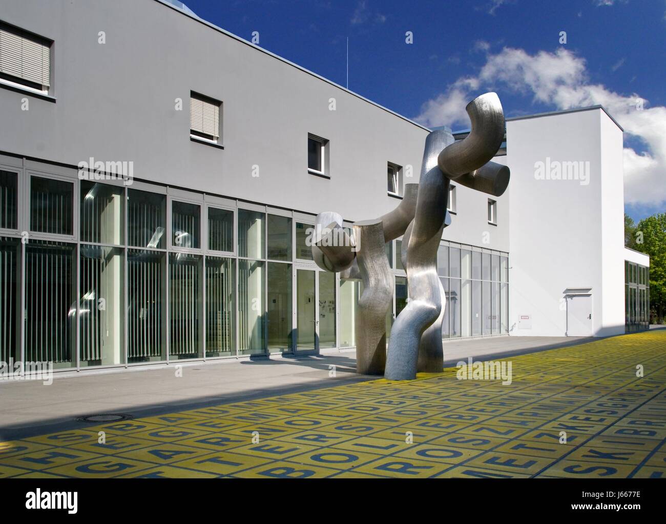 Kunst Kultur modern moderne Skulptur Berlin Baustil Stockfoto