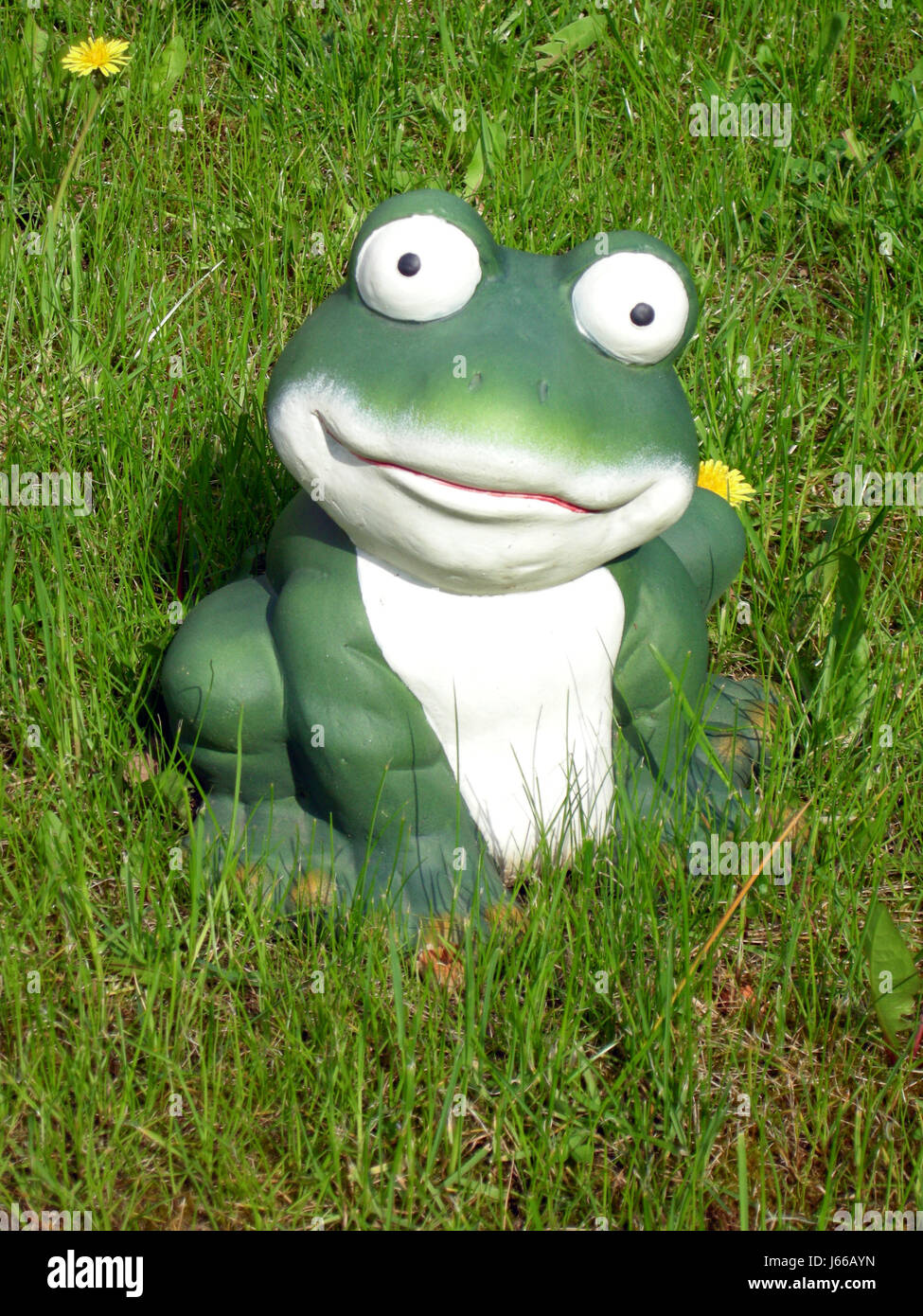 Frosch Deko Keramik Park Garten Reptil Sommer sommerliche Outdoor