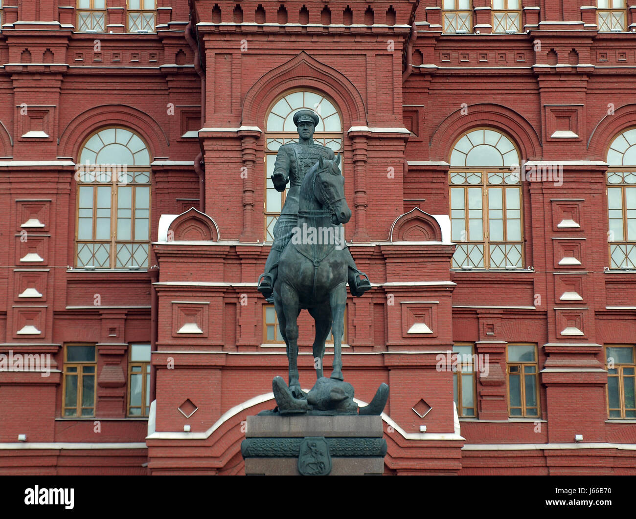 Statue Russland Moskau historische Geschichte Denkmal Statue Skulptur Museumszentrum Stockfoto