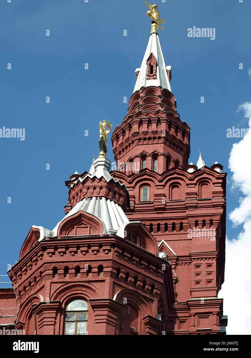 Museum Moskau Turm historische Geschichte Detail Eintritt Museum Zentrum Ziegel Stockfoto