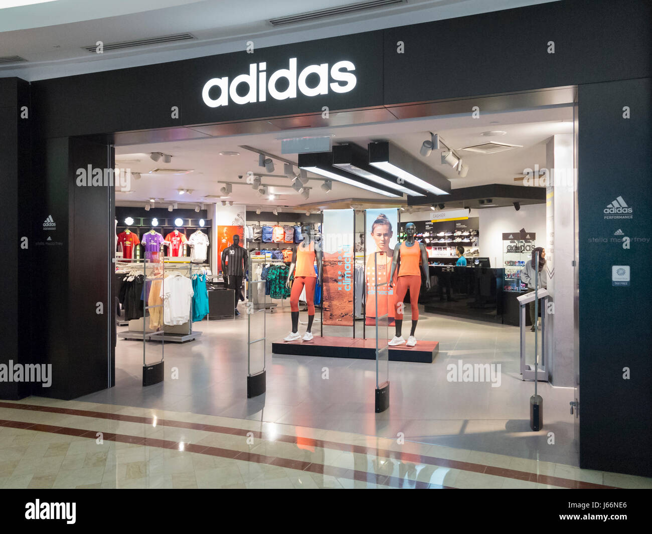 Adidas Shop, Malaysia Stockfoto