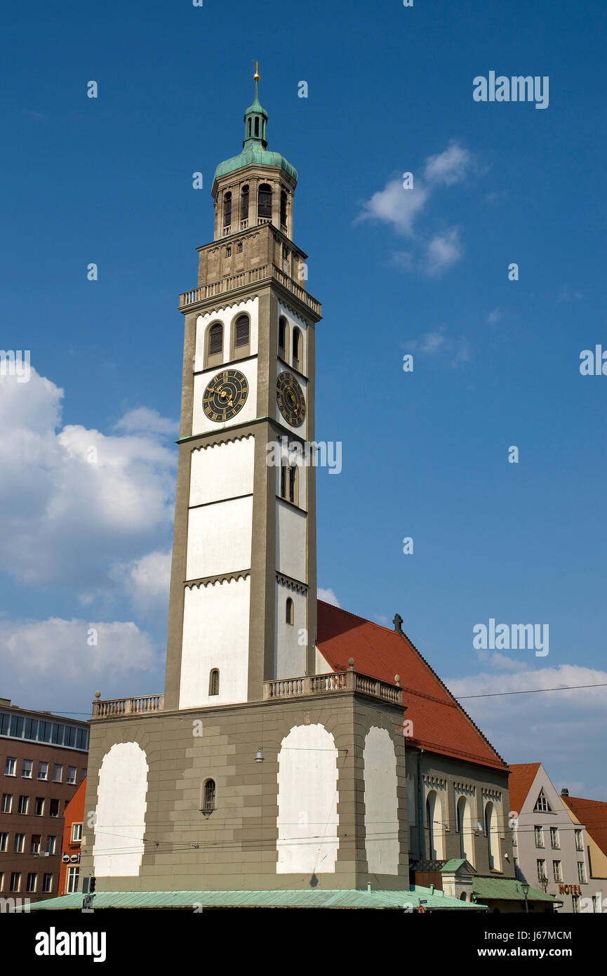 historische Bayern Deutschland Bundesrepublik Deutschland Kirchturm Kirchen Emblem Stockfoto
