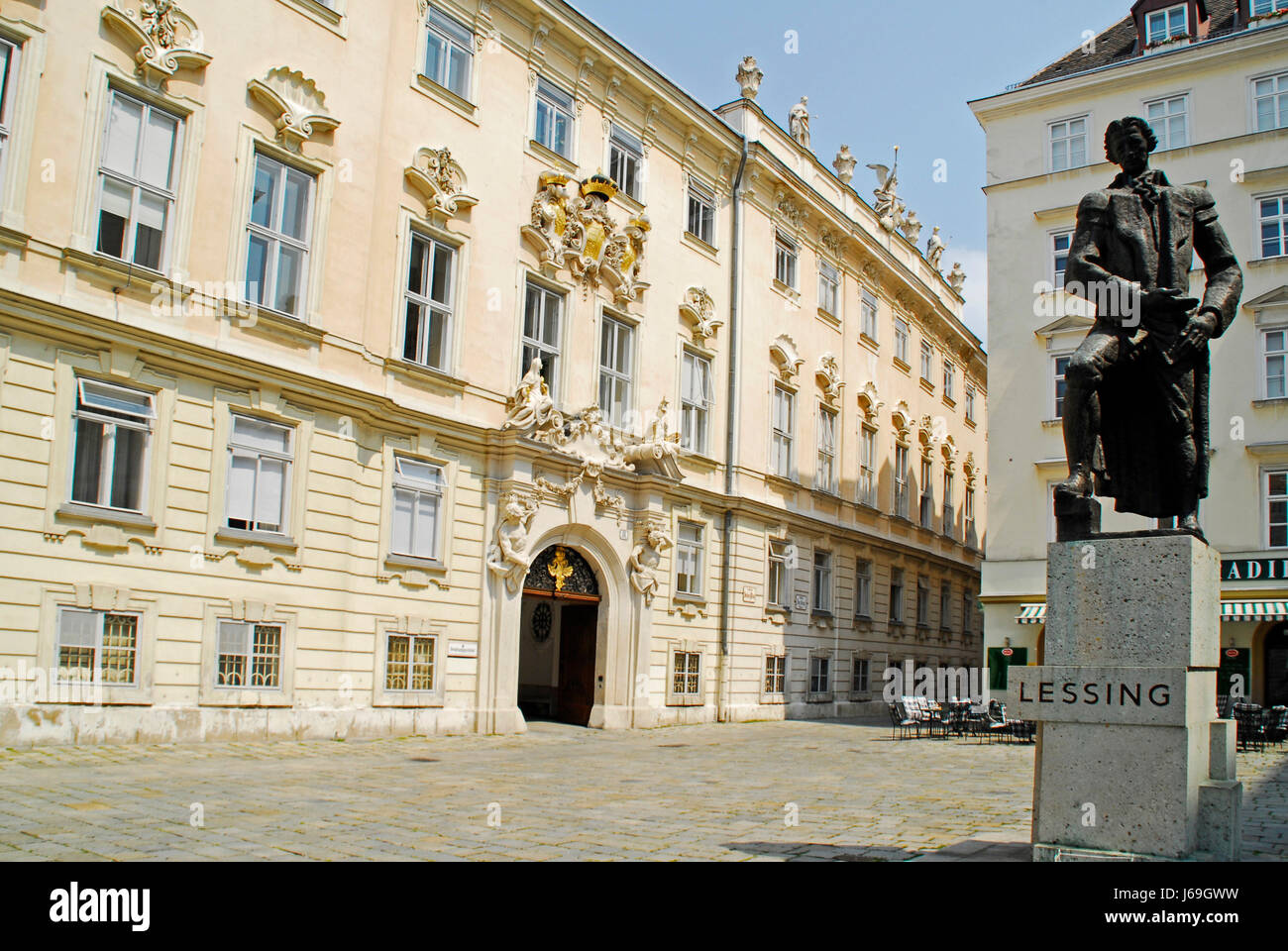 Judenplatz Stockfoto