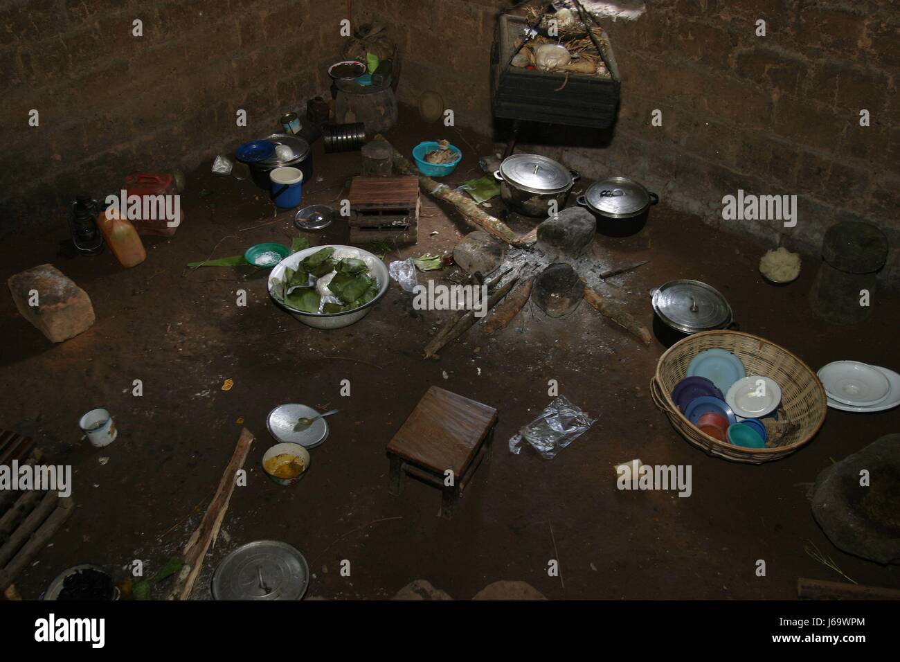 Haus Gebäude Leben existieren Existenz leben Leben Schiff Küche Küche kochen Stockfoto