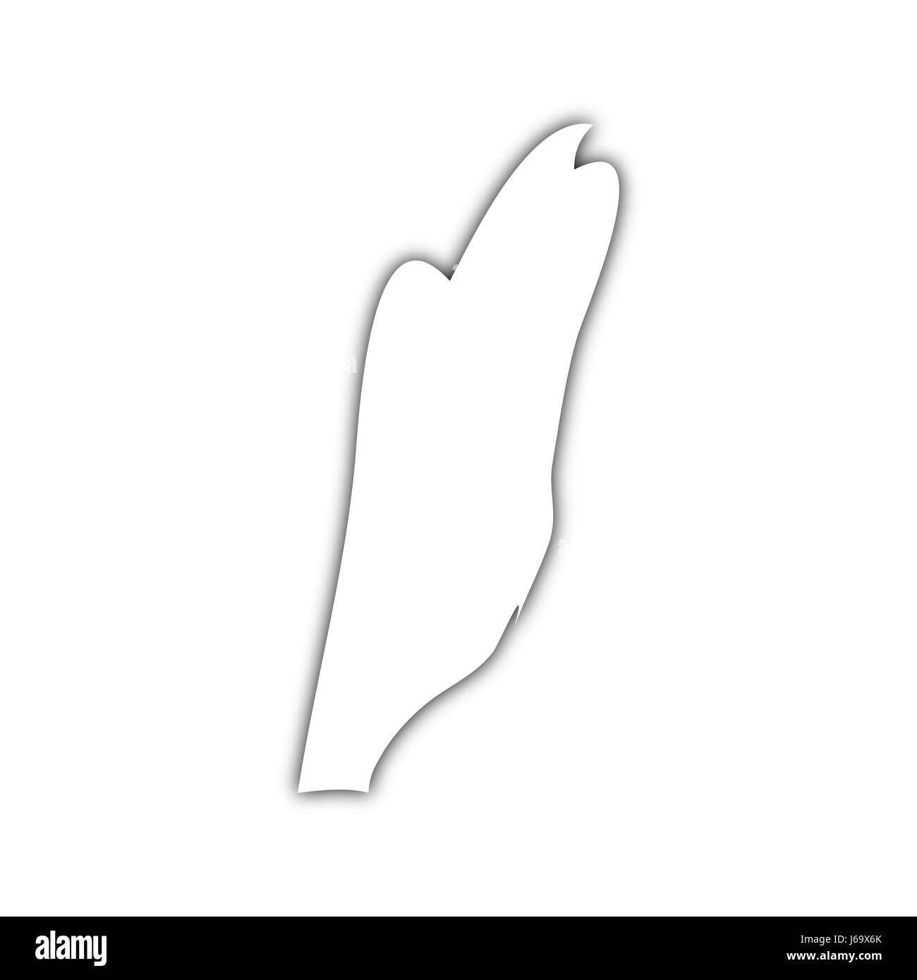 Amerika Flagge Süd Belize map Atlas der Welt reisen Grafik schwarz Stockfoto