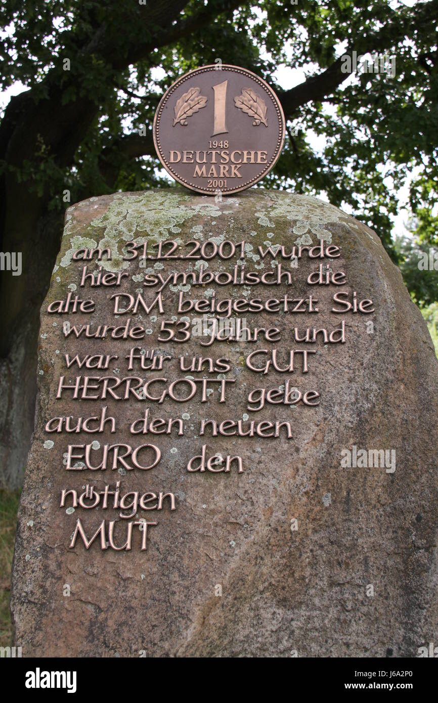 Währung Münze deutsche mark Bundesrepublik Deutschland Deutschland Bundesrepublik Stockfoto