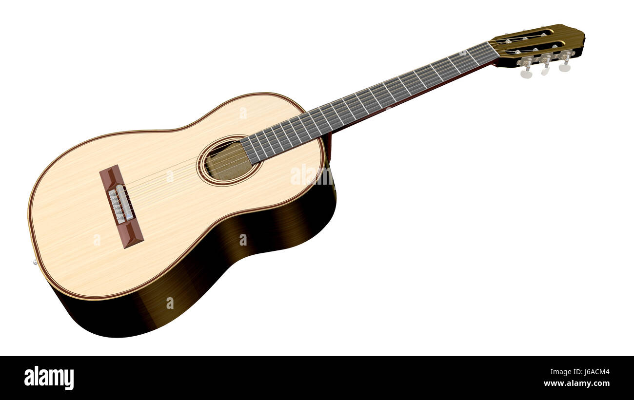 Musik Musik Gitarre Saite Packthreads akustischen Instrument Messmethode Stockfoto