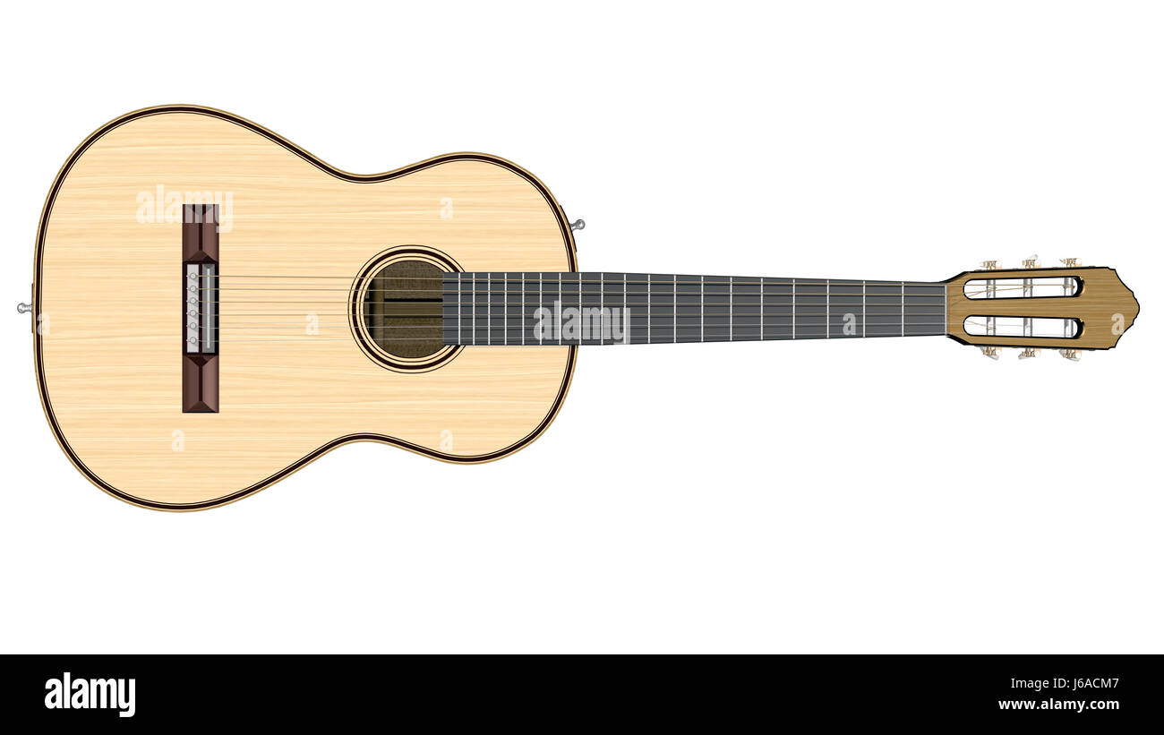 Musik Musik Gitarre Saite Packthreads akustischen Instrument Messmethode Stockfoto