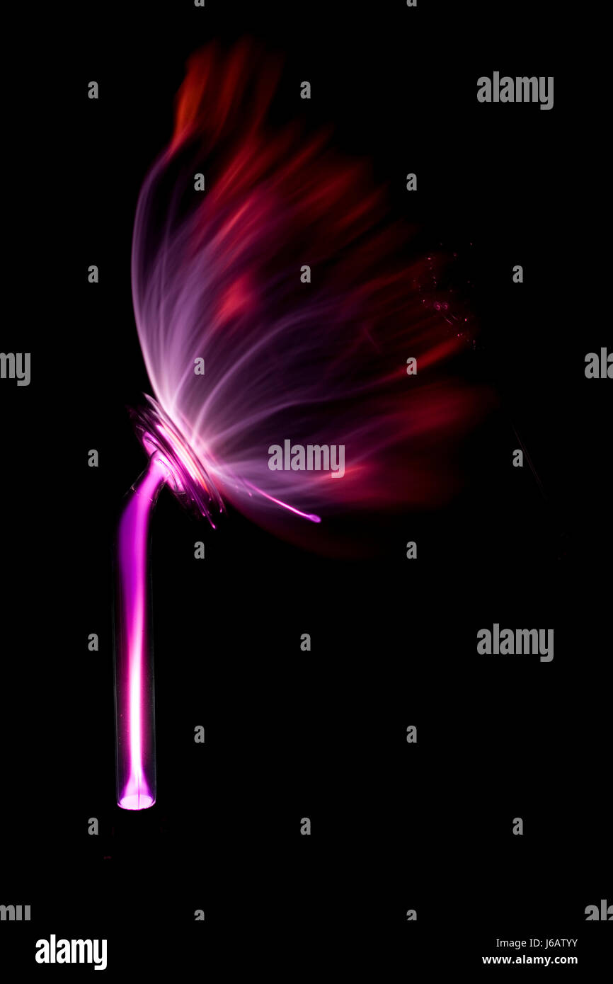 Tesla-Lampen Stockfoto