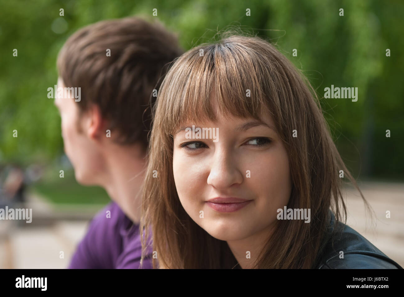 Berlin Natürlichkeit Liebe verliebt verliebte sich in Liebe paar paar Beziehung Beziehung Stockfoto