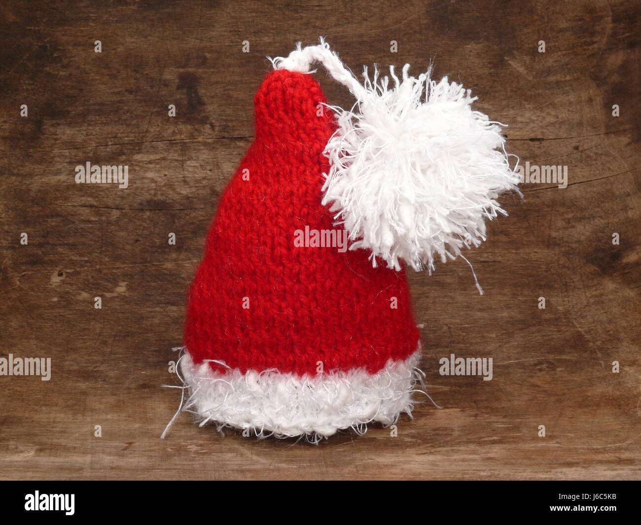 Winter Weihnachtsmann leer europäischen kaukasischen festliche Weihnachtsdekorationen Stockfoto