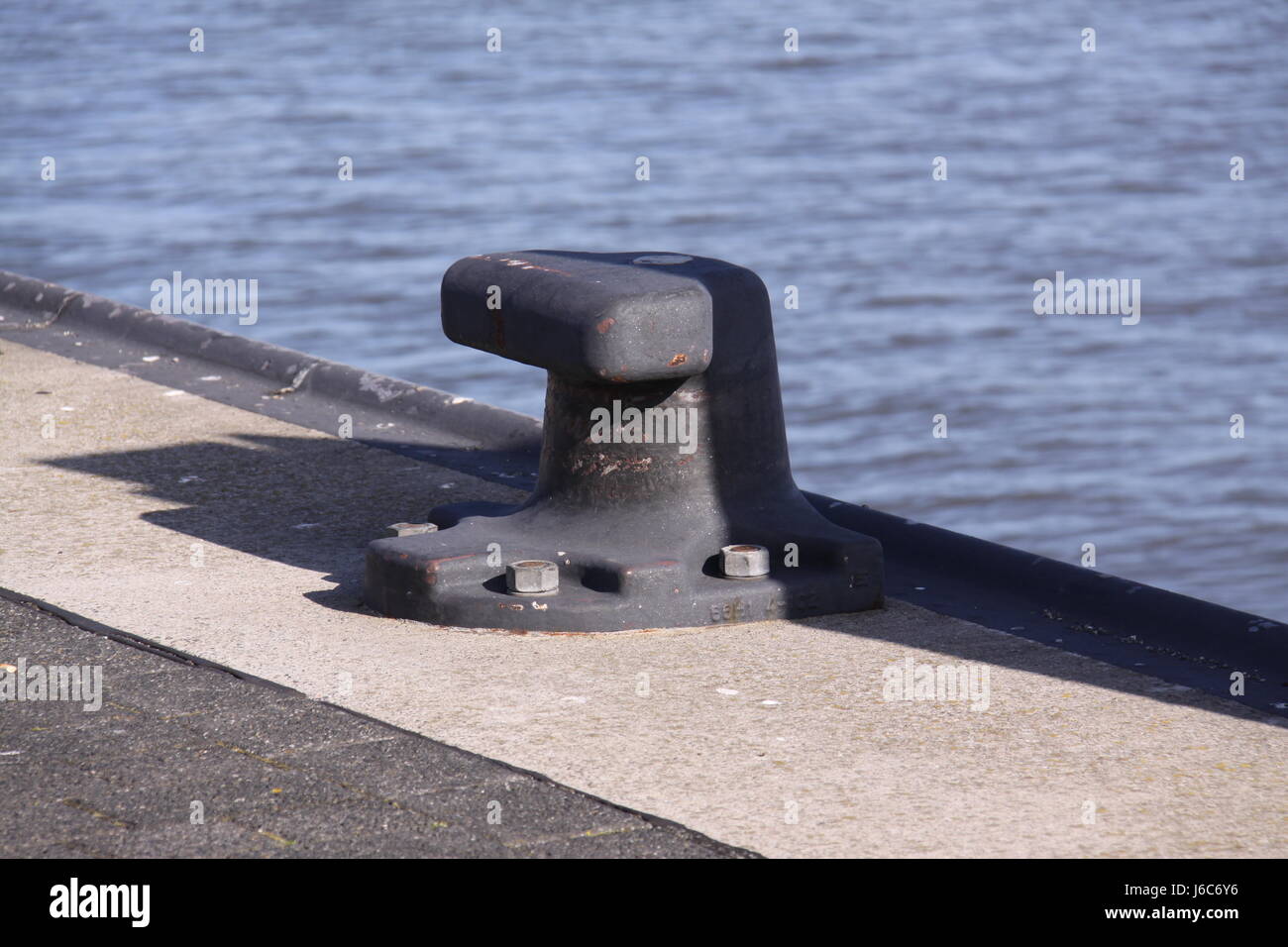 Anlegestelle für Schiffe Stockfoto