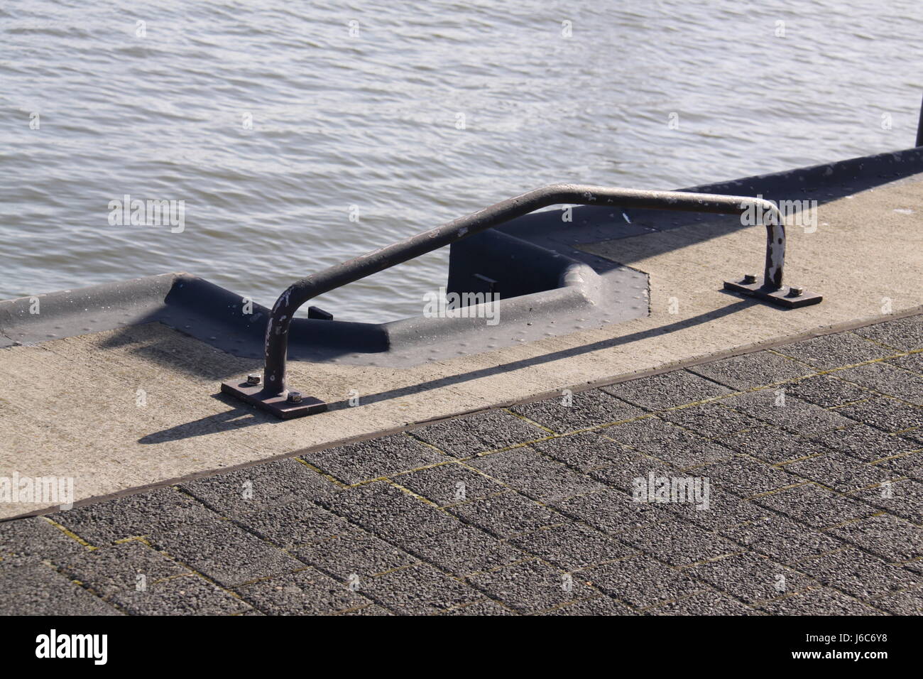 Anlegestelle für Schiffe Stockfoto