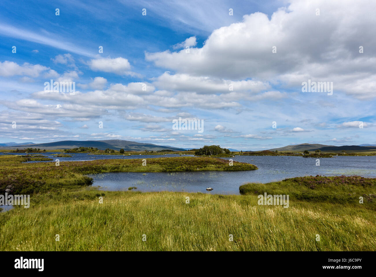 Romantische Rannoch Mor Highlands, Schottland, Vereinigtes Königreich Stockfoto
