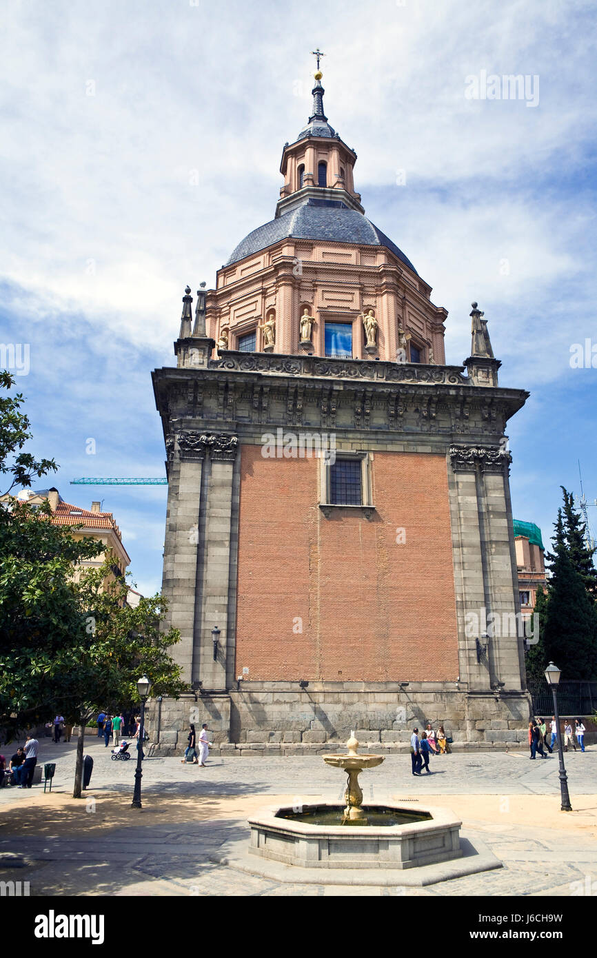 Iglesia San Andrs - Habsburg Stadtv. Stockfoto