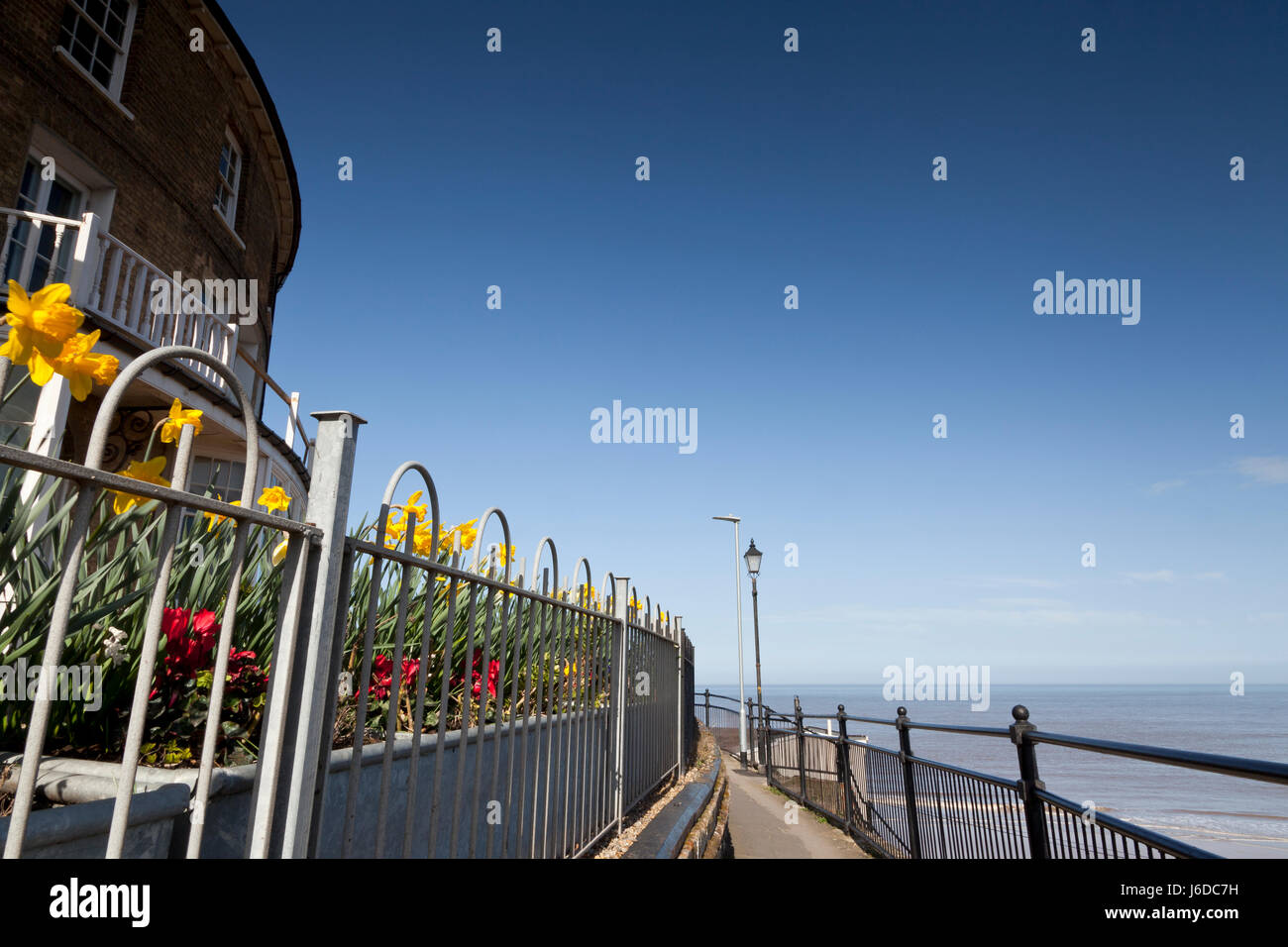 Viktorianischen Reihenhaus Häuser bei Cromer, Norfolk, Großbritannien Stockfoto