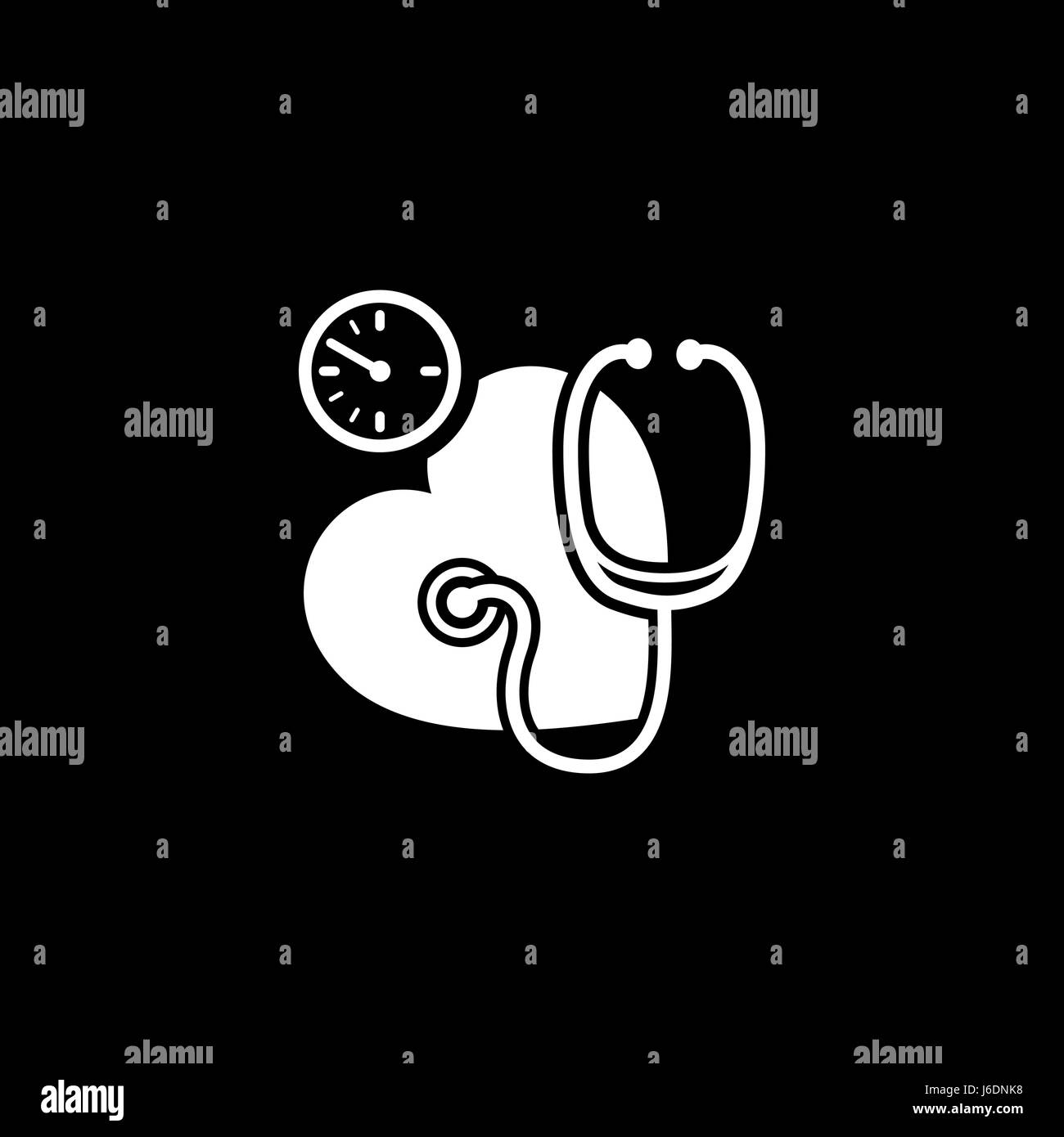 Blutdruck-Symbol. Flaches Design. Isolierte Darstellung. Stock Vektor