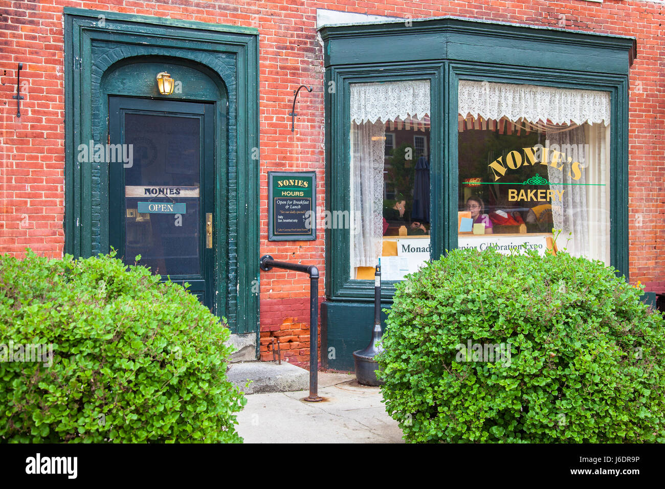 Nonie's Restaurant in Peterborough, New Hampshire Stockfoto