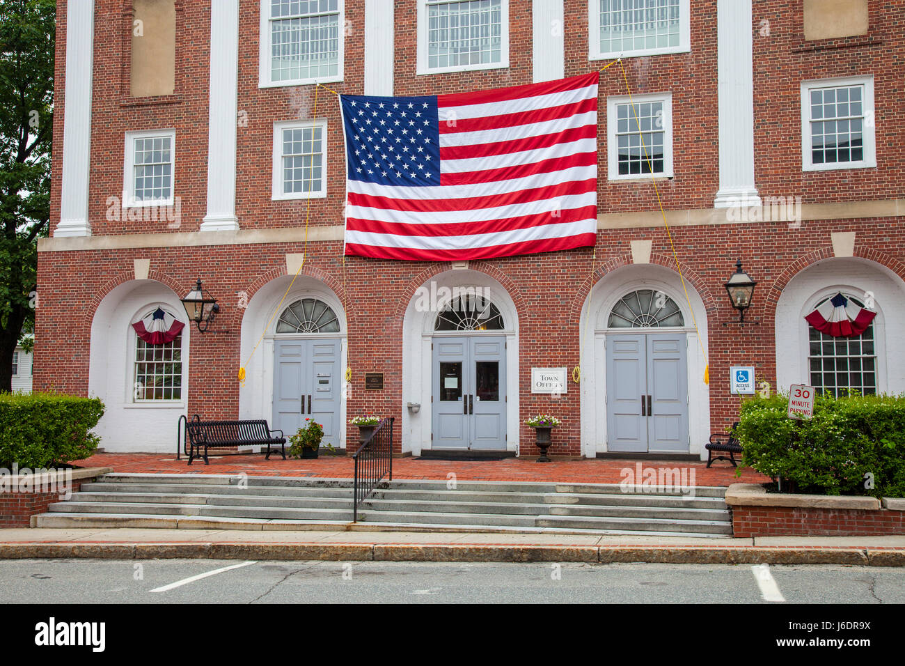 Das Town House in Peterborough, New Hampshire Stockfoto