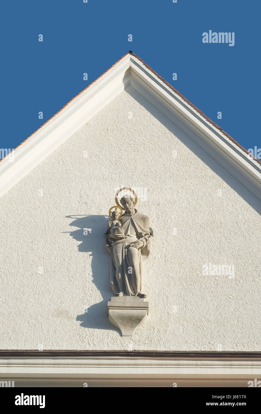 Religion Kirche Statue Bibel Christen Christus spirituelle Geschichte religion Stockfoto