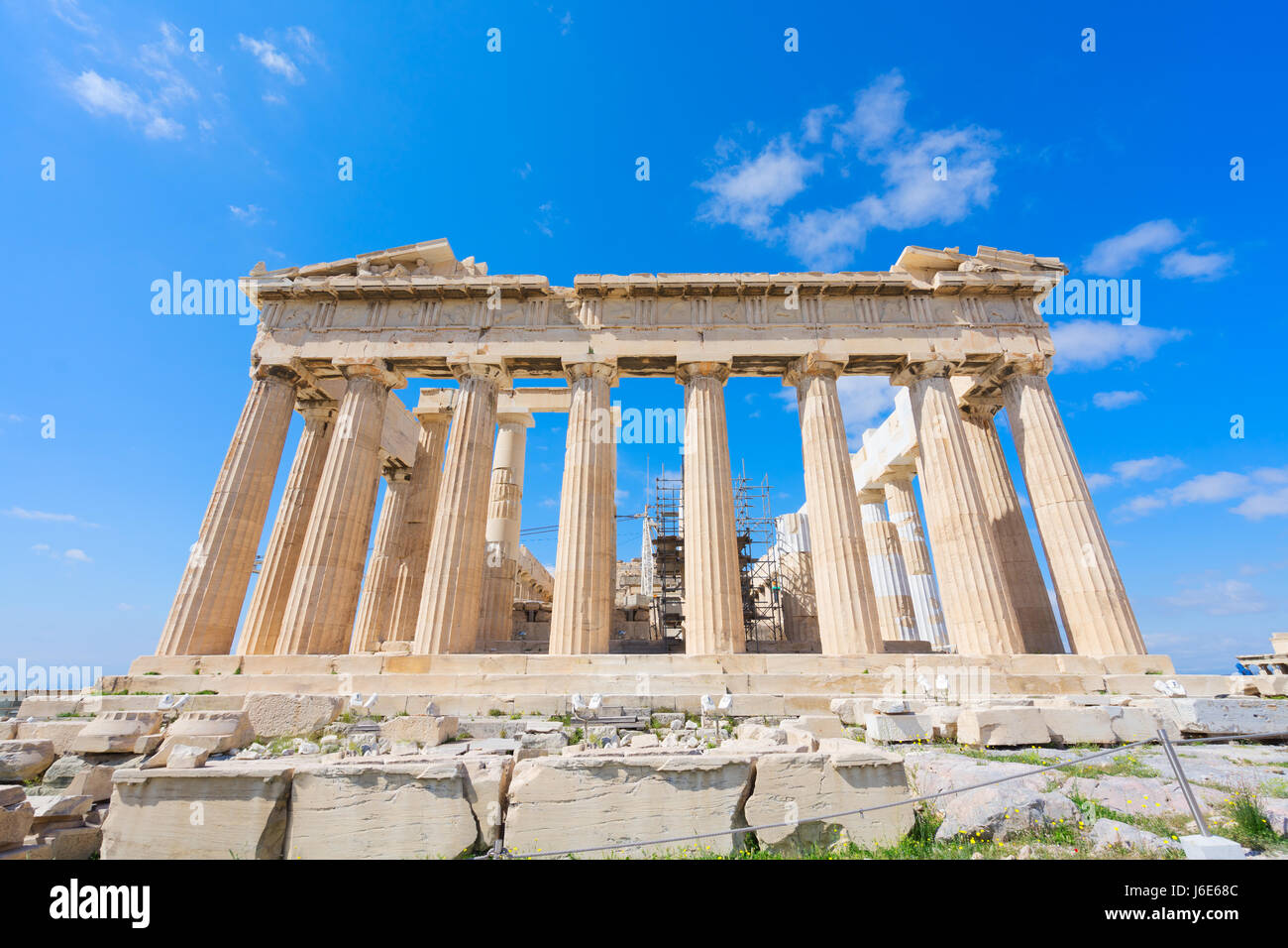 Parthenon Tempel, Athen Stockfoto