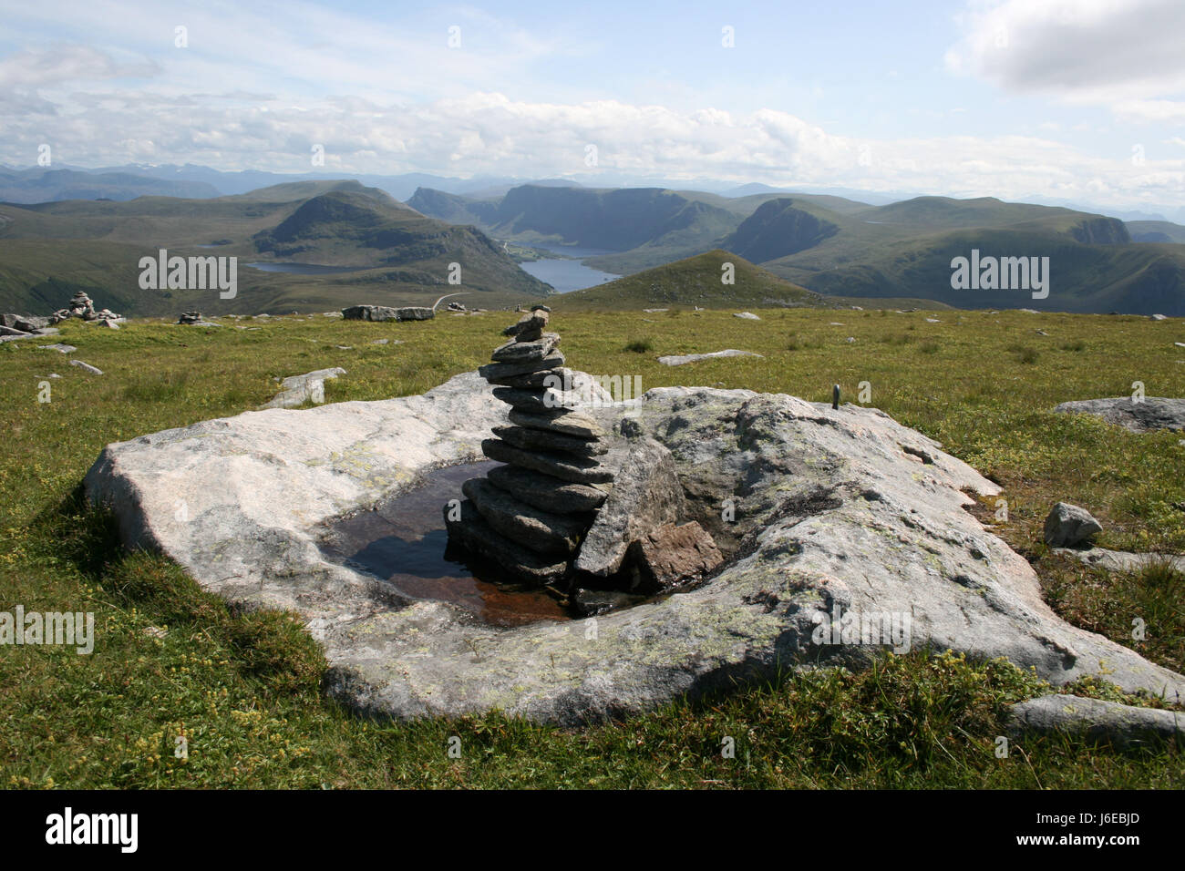 Cairn in der western Cape in Norwegen Stockfoto