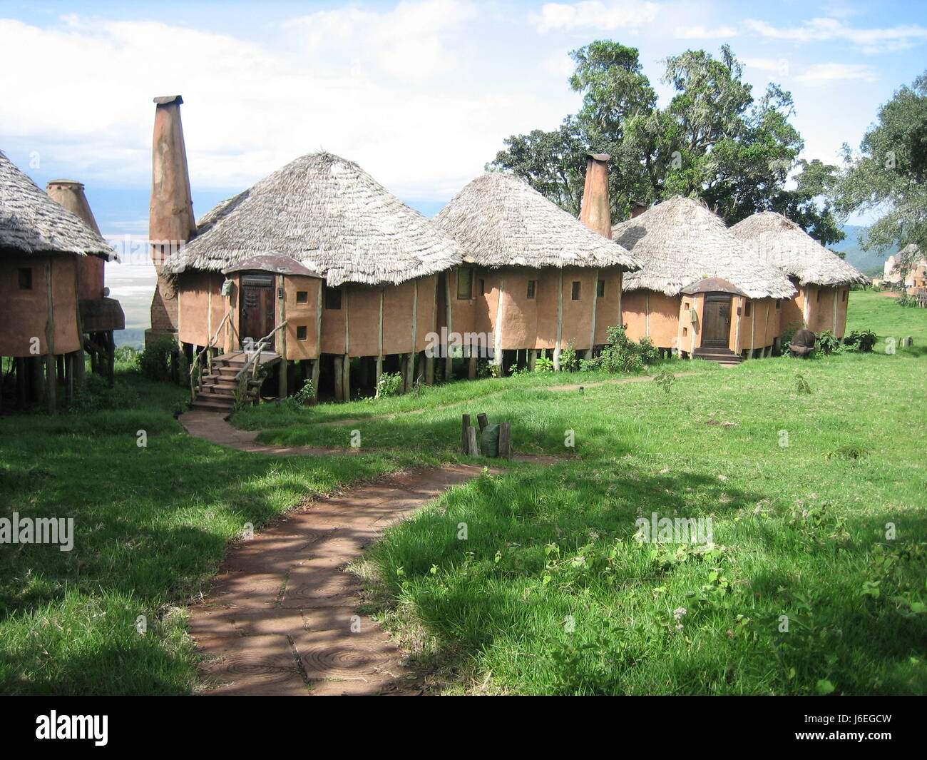 Afrika, Tansania, Lodge, Afrika, Tansania, Lodge, Afrika, Tansania, Afrika, tansania Stockfoto