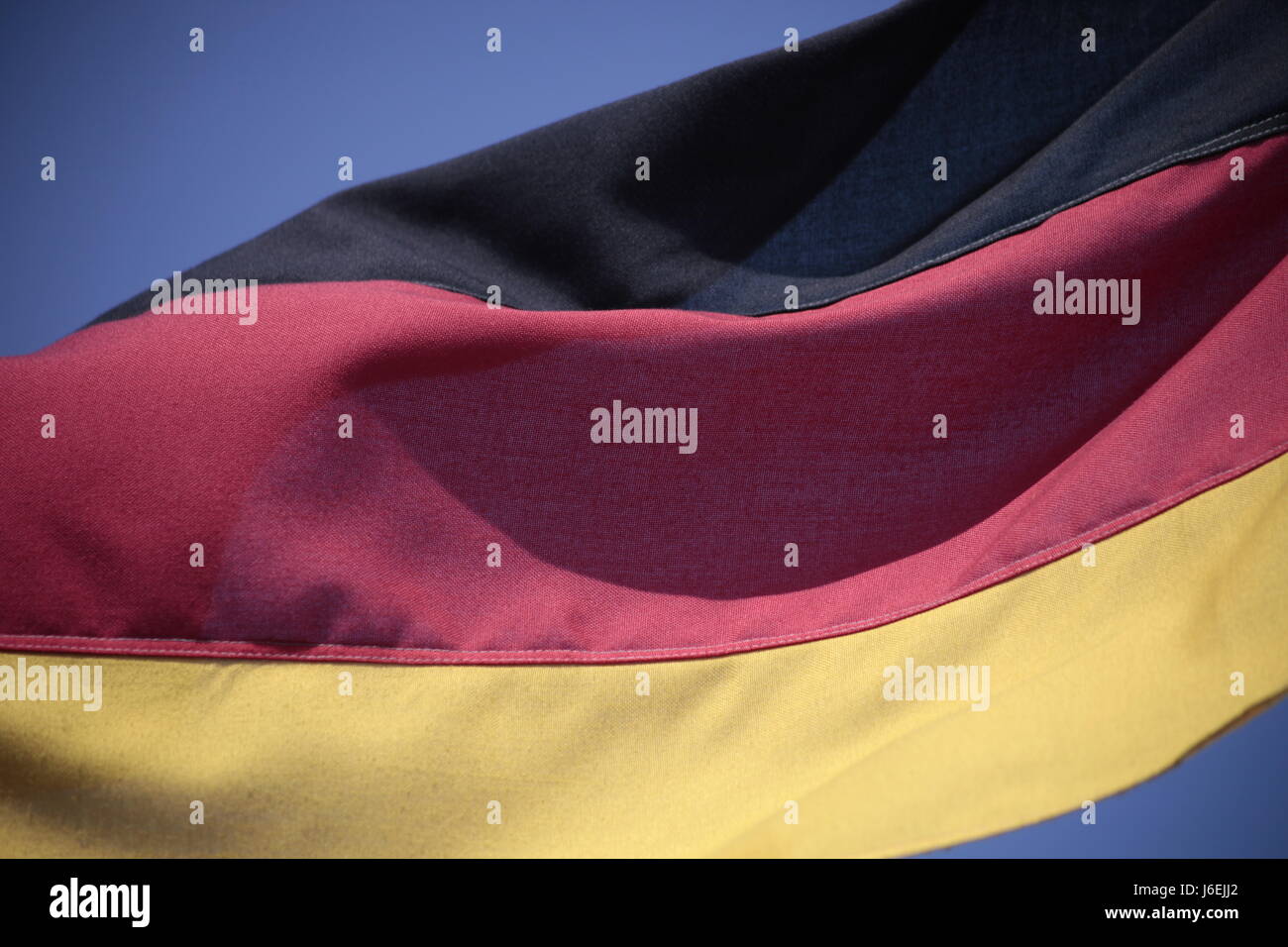 Flag Liga Zustand Trikolore Bundesrepublik schwarze dunkelhäutige kohlschwarze tief Stockfoto