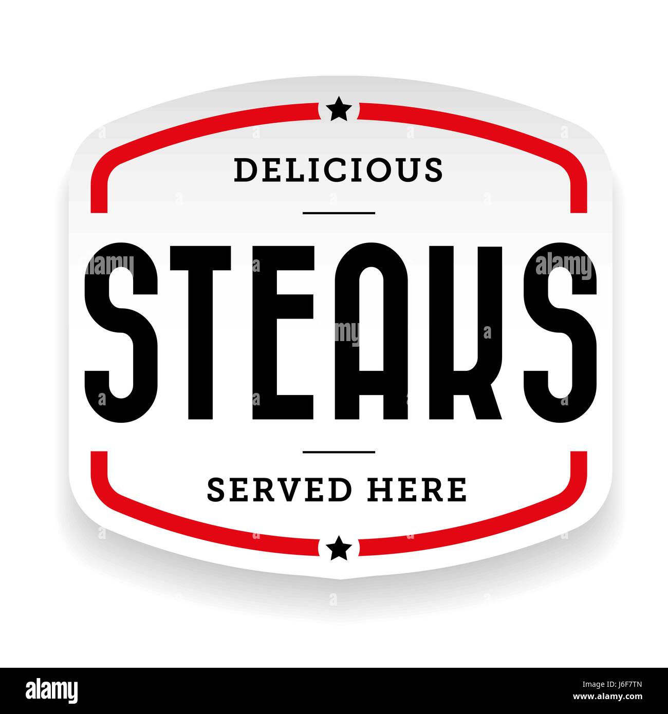 Steaks Vintage Stempel Aufkleber Vektor Stock Vektor