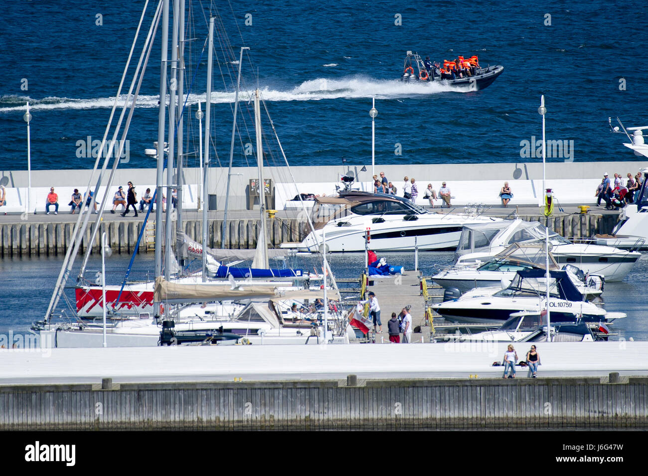 Sopot, Polen. 21. Mai 2017. Rippe Cruise und berühmten Holzmole in Sopot, Polen 21. Mai 2017 © Wojciech Strozyk / Alamy Live News Stockfoto