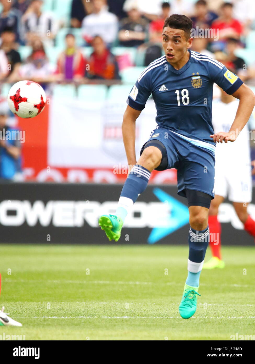 Suwon, Südkorea. 20. Mai 2017. Ezequiel Ponce (ARG) Fußball: 2017 FIFA U-20-Wolrd Cup Gruppe eine Übereinstimmung zwischen Argentinien 0-3 England in Jeonju WM-Stadion in Suwon, Südkorea. Bildnachweis: Sho Tamura/AFLO SPORT/Alamy Live-Nachrichten Stockfoto