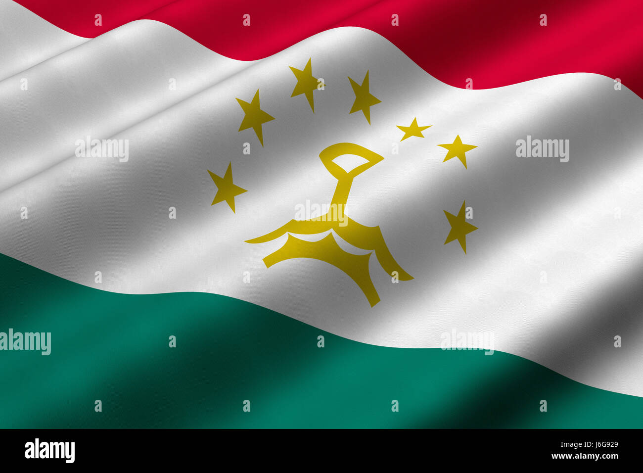 Asien Fahne asiatische Farbe Nahaufnahme Asien Flagge Rendering asiatischen Textilgewebes Rendern Stockfoto