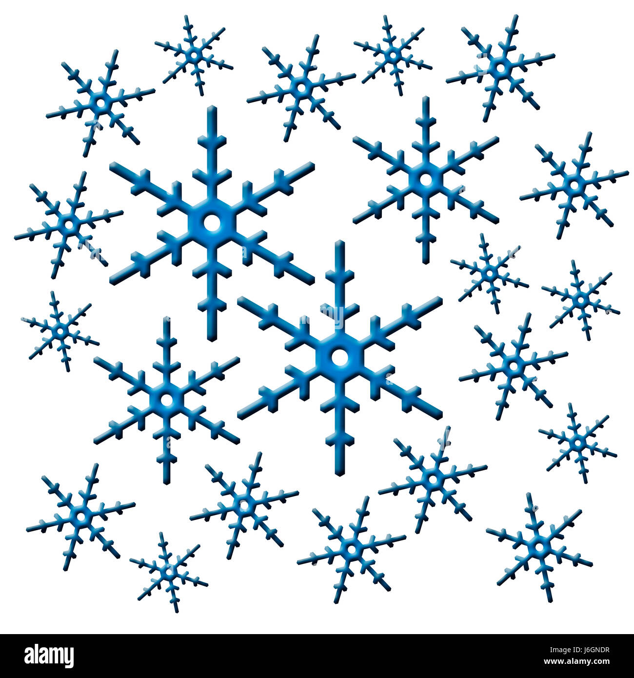 Winter kalt eiskalt Flocke Schnee symbolische Grafik Piktogramm Schneeflockensymbol Stockfoto