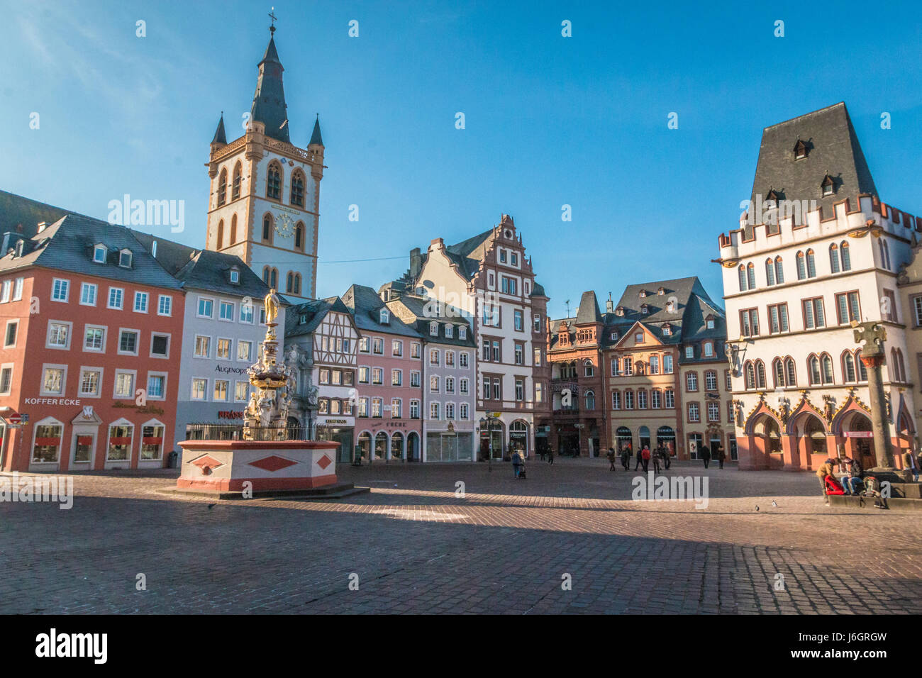 Alte Viertel von Bremen, Deutschland Stockfoto