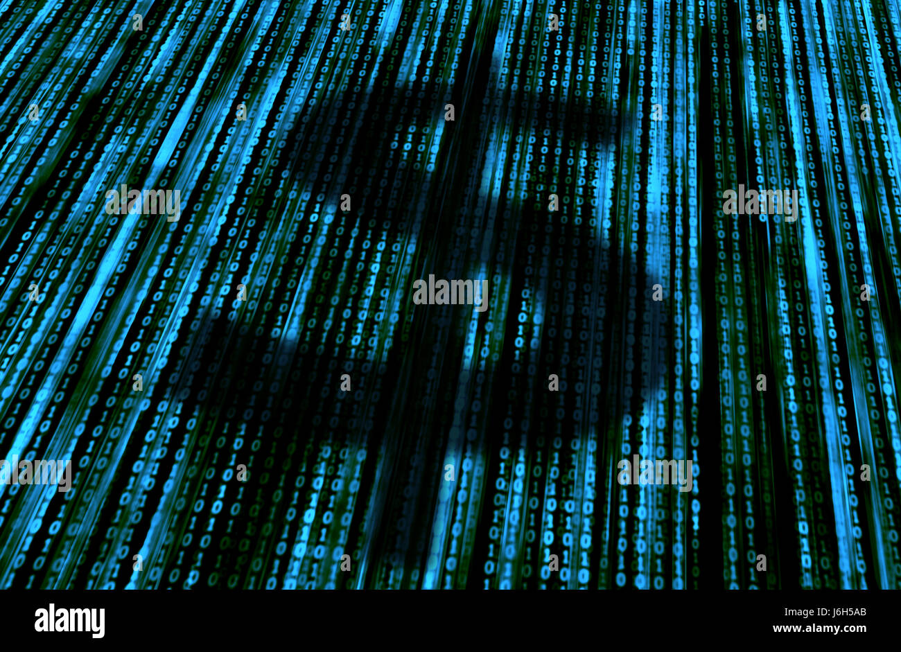 Digitalen Dollarzeichen, Fintech finanzielle Internet Technologie Anlagekonzept, E-Commerce Konzept mit abstrakten binär codiert backround Stockfoto