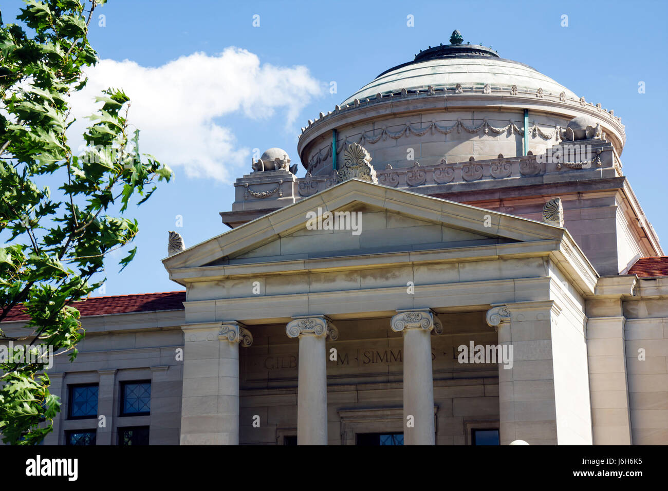 Simmons Library Kenosha Wisconsin, Library Park, Simmons Library Building, historisches ...